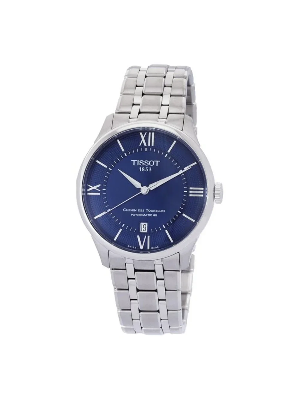 NWT Tissot Chemin Des Tourelles Automatic Blue Dial Men's Watch